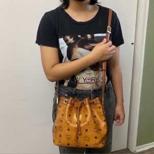 Authentic Mcm Crossbody Bag